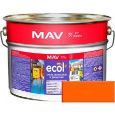 MAV ECOL ПФ-115 - эмаль по металлу и древесине, Оранжевая - 20,0 л (20,0 кг) 