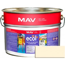 MAV ECOL ПФ-115 - эмаль по металлу и древесине, Слоновая кость - 20,0 л (20,0 кг) 