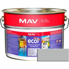 MAV ECOL ПФ-115 - эмаль по металлу и древесине, Светло-серая - 27,0 л (27,0 кг) 