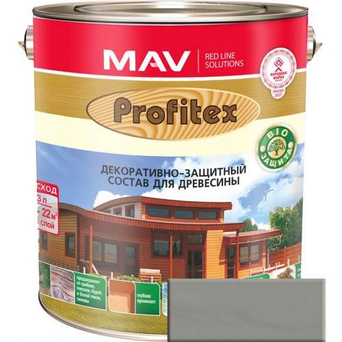 PROFITEX - защитно-декоративный состав для древесины / Старая древесина / - 1л (0,7 кг)