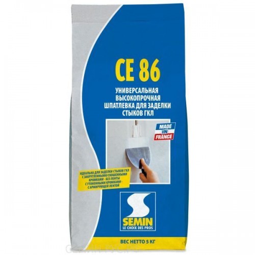 Шпатлёвка SEMIN SE 86 / СЕ 86 5 кг
