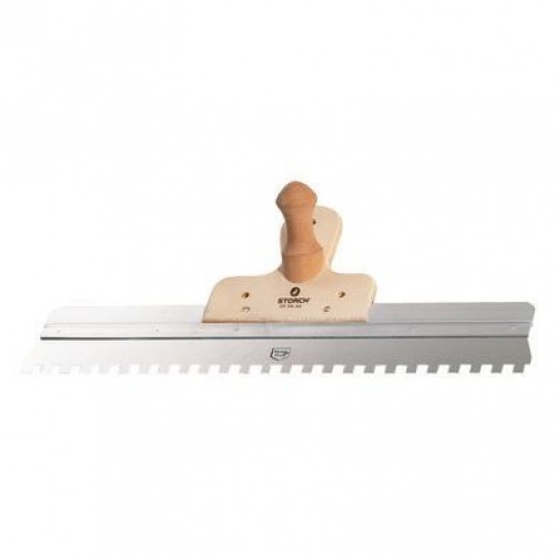 STORCH Edelstahl-Fassadenspachtel mit Knauf - фасадный зубчатый шпатель - 60 см