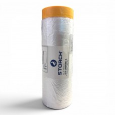 STORCH CQ  SunnyPaper Gold Folie - укрывочная пленка с малярной лентой - 270 см×16 м