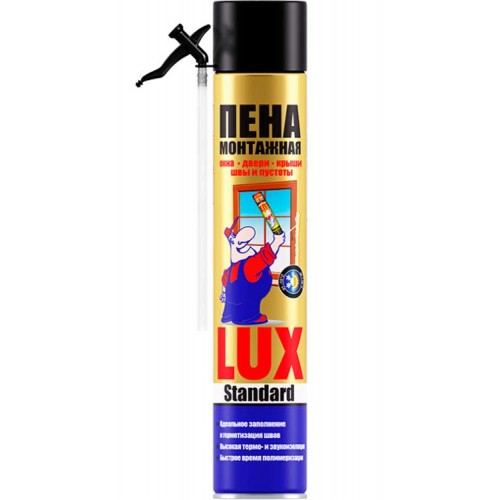 LUX STANDARD W бытовая монтажная пена - 0,75 л.