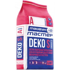 Тайфун Мастер DEKO S черный песок кварцевый А1 - 5,4 кг