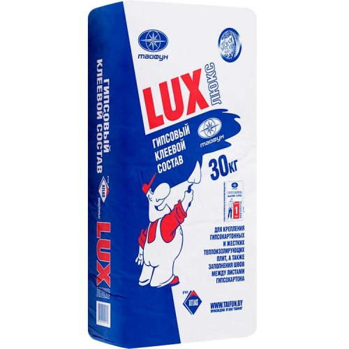 Гипсовый клеевой состав Lux Тайфун Мастер - 30,0 кг