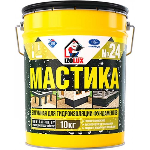 IZOLUX 24 мастика гидроизоляционная битумная - 5,0 кг