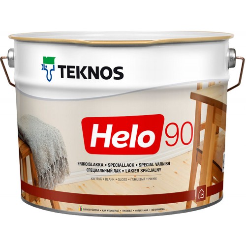 Teknos Helo 90 - уретано-алкидный лак для дерева - 2,7л (глянцевый)