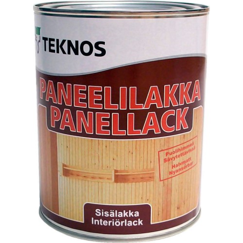 Teknos Paneelilakka - водный лак для дерева - 2,7л (полуматовый)