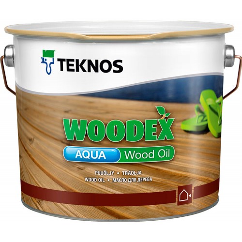 Teknos Woodex Aqua Wood oil - масло-пропитка для дерева - 2,7л