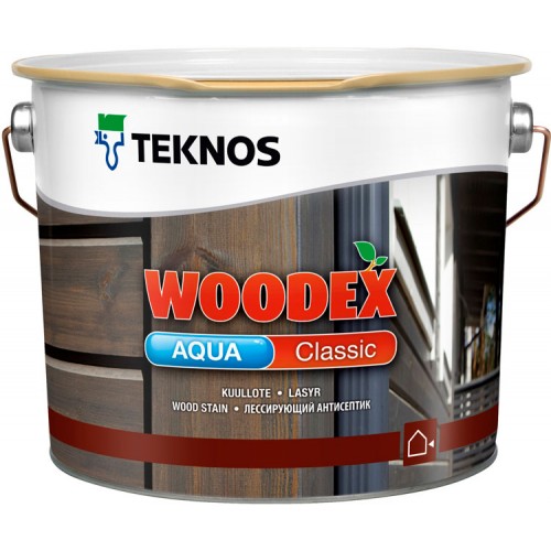 Teknos Woodex Aqua Classic - лазурь-антисептик для дерева - 0,9л