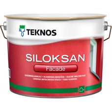 Teknos Siloksan Facade - силиконо-эмульсионная фасадная краска - 2,7л