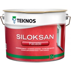 Teknos Siloksan Facade - силиконо-эмульсионная фасадная краска - 9,0л