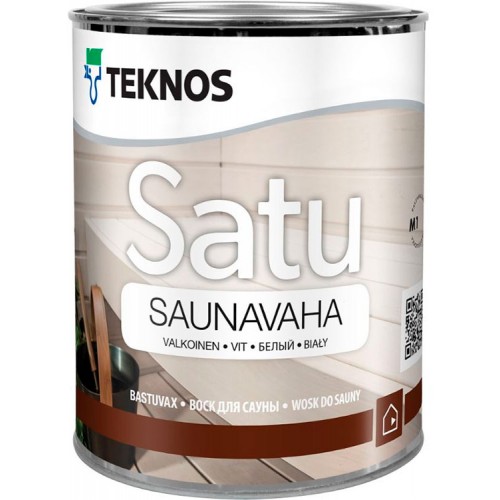 Teknos Satu Saunavaha - воск для дерева - 0,45л
