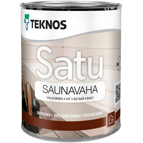Teknos Satu Saunavaha - воск для дерева - 0,9л