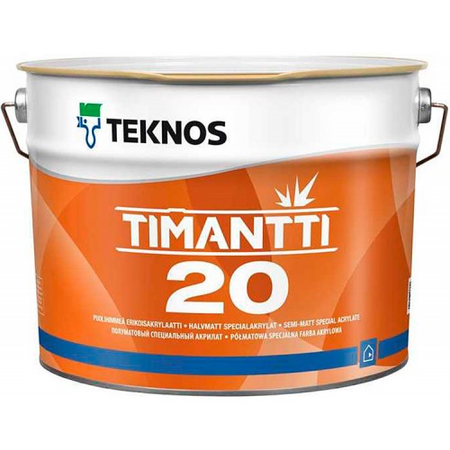 Teknos Timantti 20 - краска для стен и потолков - 2.7л.