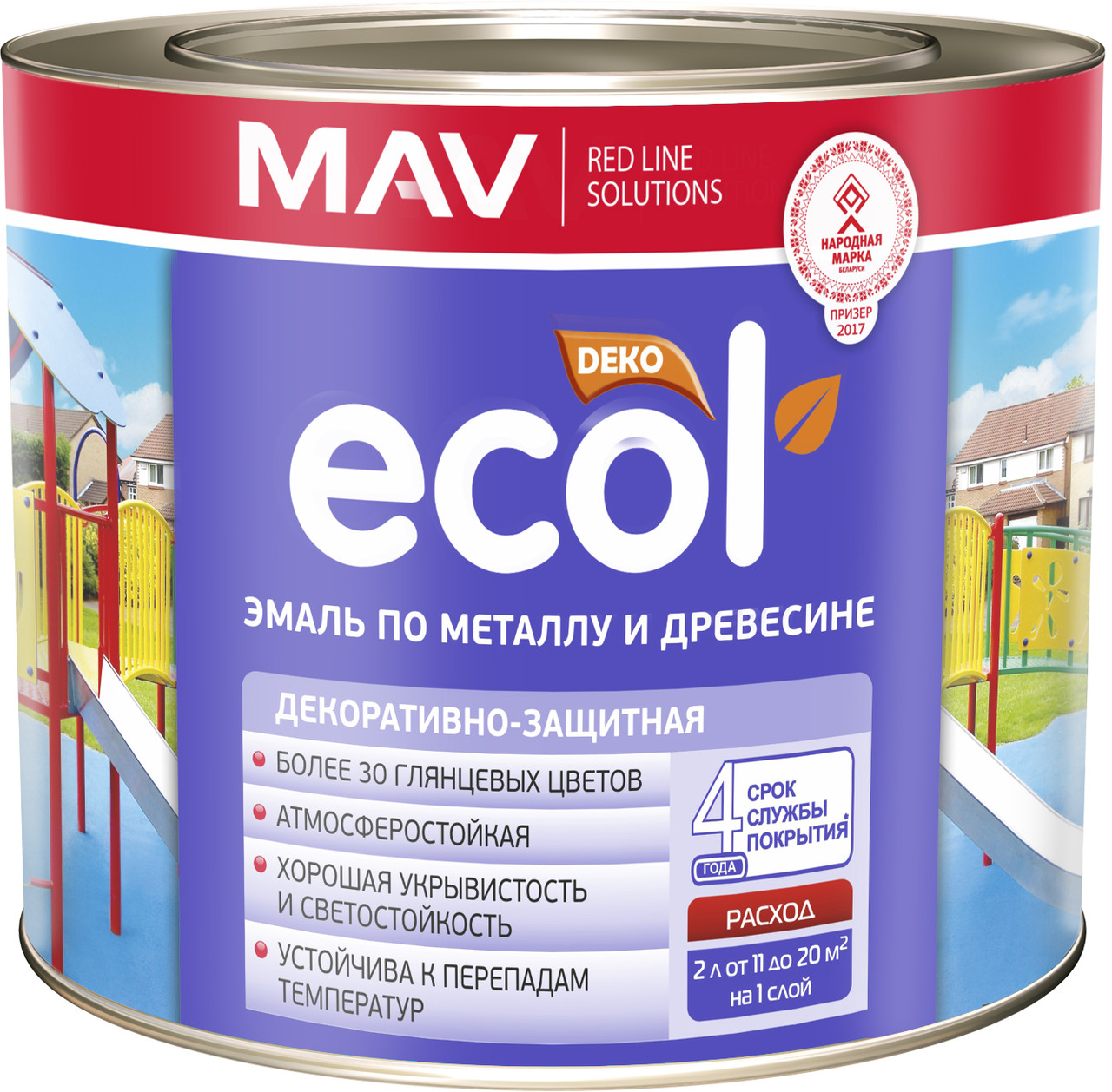 Mav ecol эмаль для пола